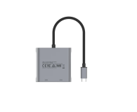UNITEK Adapter USB-C - 2x HDMI 2.0; 4K MST; M/F V1404B - 1140320 - zdjęcie 3